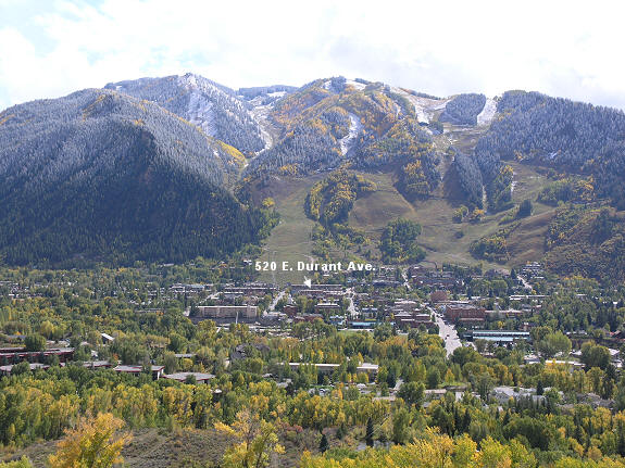 Mountains and valleys of Aspen Colorado