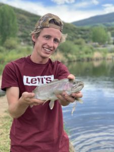 Fishing in Aspen Colorado small trout